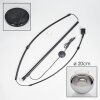 Koyoto Lámpara de pie, Lámparas de pie tipo arco Negro, 1 luz
