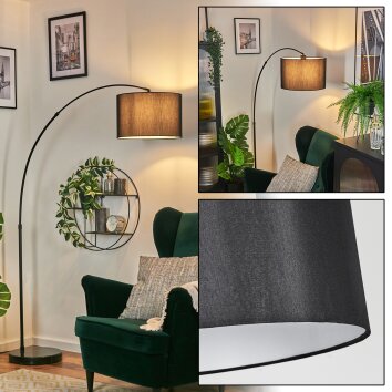 Soungou Lámpara de pie Negro, 1 luz