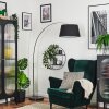 Bassagoda Lámpara de pie Cromo, Negro, 1 luz