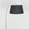 Bassagoda Lámpara de pie Cromo, Negro, 1 luz