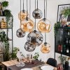 Ripoll Lámparas suspendidas, Luminarias esféricas, Lámparas colgantes Crudo, Negro, 8 luces