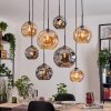 Ripoll Lámparas suspendidas, Luminarias esféricas, Lámparas colgantes Crudo, Negro, 8 luces
