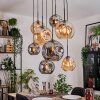 Ripoll Lámparas suspendidas, Luminarias esféricas, Lámparas colgantes Crudo, Negro, 8 luces