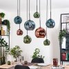 Ripoll Lámparas suspendidas, Luminarias esféricas, Lámparas colgantes Crudo, Negro, 8 luces