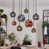 Ripoll Lámparas suspendidas, Luminarias esféricas, Lámparas colgantes Crudo, Negro, 8 luces