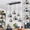 Gastor Lámparas suspendidas, Luminarias esféricas, Lámparas colgantes Cromo, Transparente, Ahumado, 6 luces