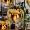 Gastor Lámparas suspendidas, Luminarias esféricas, Lámparas colgantes dorado, Transparente, 6 luces