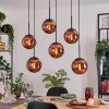 Gastor Lámparas suspendidas, Luminarias esféricas, Lámparas colgantes Color cobre, 6 luces