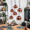 Gastor Lámparas suspendidas, Luminarias esféricas, Lámparas colgantes Transparente, Color cobre, 6 luces
