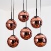 Gastor Lámparas suspendidas, Luminarias esféricas, Lámparas colgantes Color cobre, 6 luces