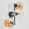 Koyoto Luminarias esféricas, Apliques Colores ámbar, Transparente, 3 luces