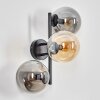 Gastor Luminarias esféricas, Apliques Colores ámbar, Ahumado, 3 luces