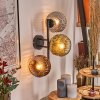 Ripoll Luminarias esféricas, Apliques dorado, Transparente, Color cobre, Ahumado, 3 luces