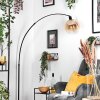 Koyoto Lámpara de pie, Lámparas de pie tipo arco Negro, 1 luz