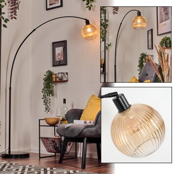 Koyoto Lámpara de pie Negro, 1 luz Koyoto Lámpara de pie Negro, 1 luz