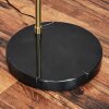 Cando Lámpara de pie, Lámparas de pie tipo arco Latón, Negro, 1 luz