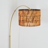 Cando Lámpara de pie Latón, Negro, 1 luz