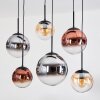 Gastor Lámparas suspendidas, Luminarias esféricas, Lámparas colgantes Colores ámbar, Cromo, Transparente, Color cobre, Ahumado, 6 luces