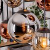 Gastor Lámparas suspendidas, Luminarias esféricas, Lámparas colgantes Colores ámbar, Cromo, Color cobre, Ahumado, 6 luces