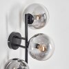 Gastor Luminarias esféricas, Apliques Transparente, Ahumado, 3 luces