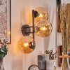 Gastor Luminarias esféricas, Apliques Colores ámbar, 3 luces