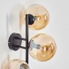 Gastor Luminarias esféricas, Apliques Colores ámbar, 3 luces