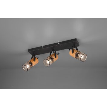 Trio Tosh Proyector LED Negro, 3 luces