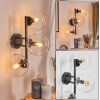 Gastor Luminarias esféricas, Apliques Transparente, 3 luces