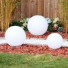 Ilorn Luminarias esféricas, Balizas de exterior, Iluminación de caminos LED Blanca, 3 luces, Mando a distancia Ilorn Luminarias esféricas, Balizas de exterior, Iluminación de caminos LED Blanca, 3 luces, Mando a distancia