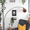 Ripoll Lámpara de pie, Lámparas de pie tipo arco Negro, 1 luz