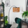 Cando Lámpara de pie Negro, 1 luz