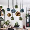 Ripoll Lámparas suspendidas, Luminarias esféricas, Lámparas colgantes Crudo, Negro, 8 luces