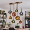 Ripoll Lámparas suspendidas, Luminarias esféricas, Lámparas colgantes Crudo, Negro, 8 luces