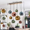 Ripoll Lámparas suspendidas, Luminarias esféricas, Lámparas colgantes Crudo, Negro, 8 luces