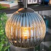 Koyoto Lámparas suspendidas, Luminarias esféricas, Lámpara colgante de clúster Azul, Verde, Color cobre, 4 luces