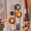 Koyoto Luminarias esféricas, Apliques Azul, dorado, Color cobre, 3 luces