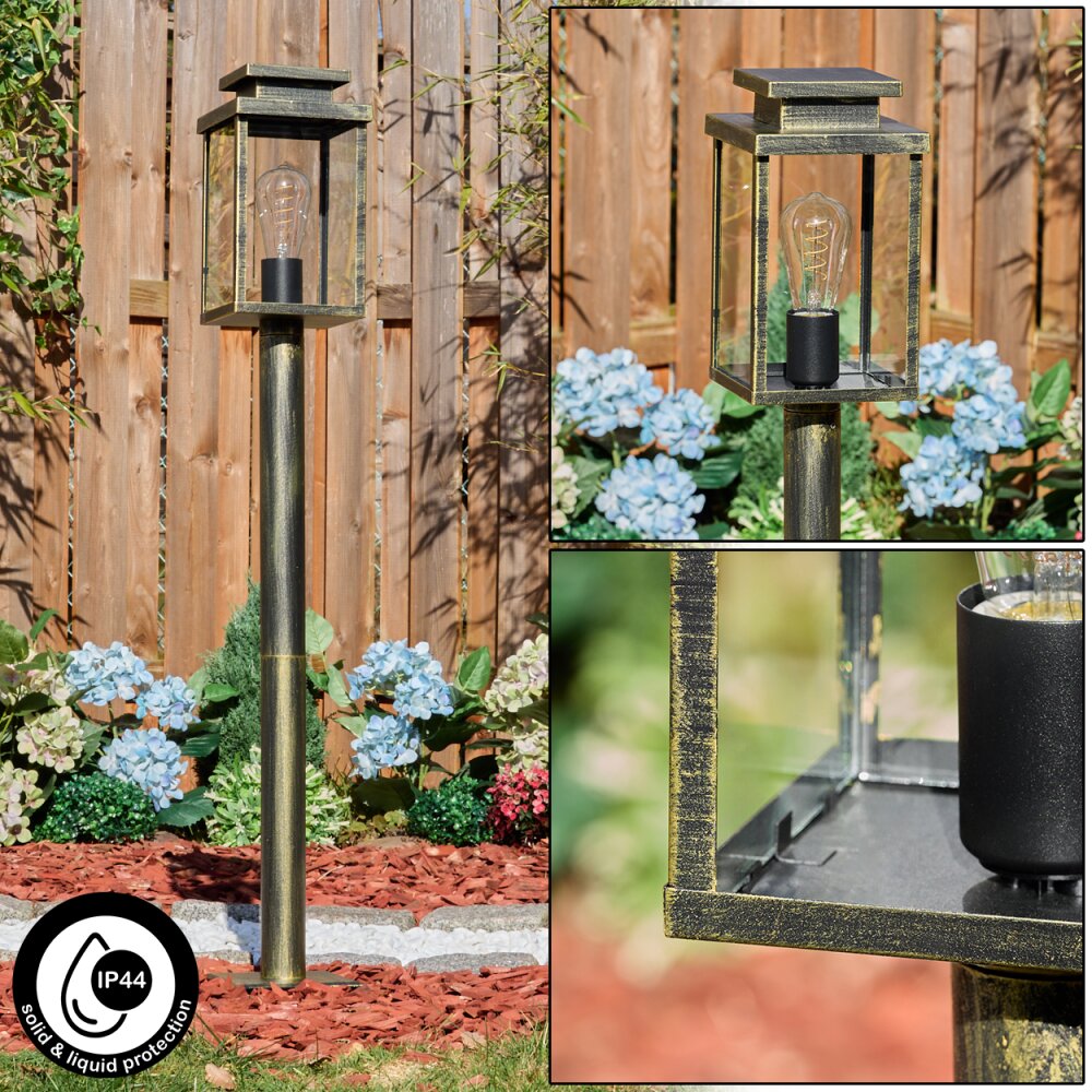 Tieva Iluminación de caminos dorado, Negro, 1 luz main product photo