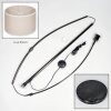 Bassagoda Lámpara de pie Cromo, Negro, 1 luz