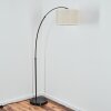 Bassagoda Lámpara de pie Cromo, Negro, 1 luz