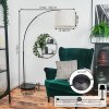Bassagoda Lámpara de pie Cromo, Negro, 1 luz