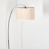 Bassagoda Lámpara de pie Cromo, Negro, 1 luz