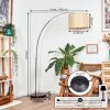 Sabadim Lámpara de pie Cromo, Negro, 1 luz