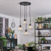 Koyoto Lámparas suspendidas, Luminarias esféricas, Lámpara colgante de clúster Transparente, 4 luces