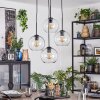 Koyoto Lámparas suspendidas, Luminarias esféricas, Lámpara colgante de clúster Transparente, 4 luces