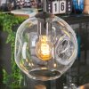 Ripoll Lámparas suspendidas, Luminarias esféricas, Lámpara colgante de clúster Transparente, 4 luces