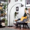 Ripoll Lámpara de pie, Lámparas de pie tipo arco Negro, 1 luz