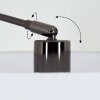Soungou Lámpara de pie Cromo, Negro, 1 luz