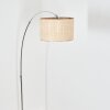 Sabadim Lámpara de pie Cromo, Negro, 1 luz