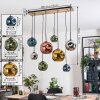 Ripoll Lámparas suspendidas, Luminarias esféricas, Lámparas colgantes Crudo, Negro, 8 luces