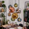 Ripoll Lámparas suspendidas, Luminarias esféricas, Lámparas colgantes Crudo, Negro, 8 luces